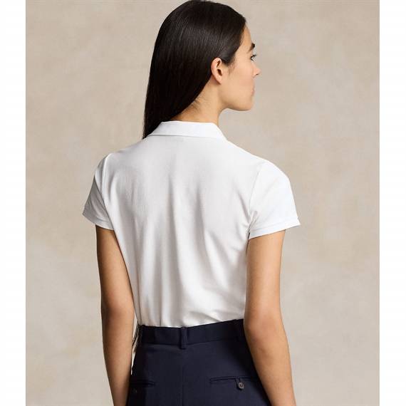 Polo Ralph Lauren Slim Fit Strech Polo, Hvid 